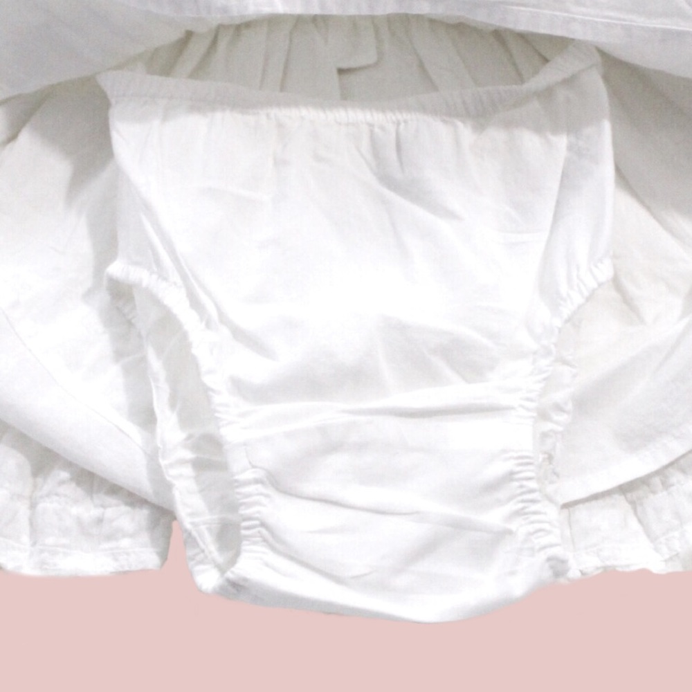 NWT Baby Gap White Eyelet Sleeveless Floral Dress - Picture 4 of 10